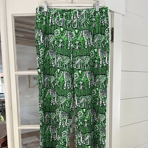 Jude Connally Trixie Pant in Elephant Pattern- Medium